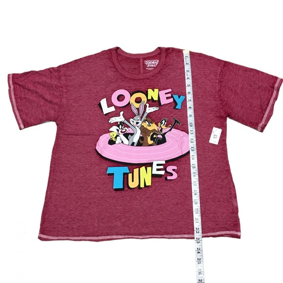 Warner Bros Womens Looney Tunes 3 Piece Shorty Sleep Set Size L NEW NWT - Picture 5 of 12